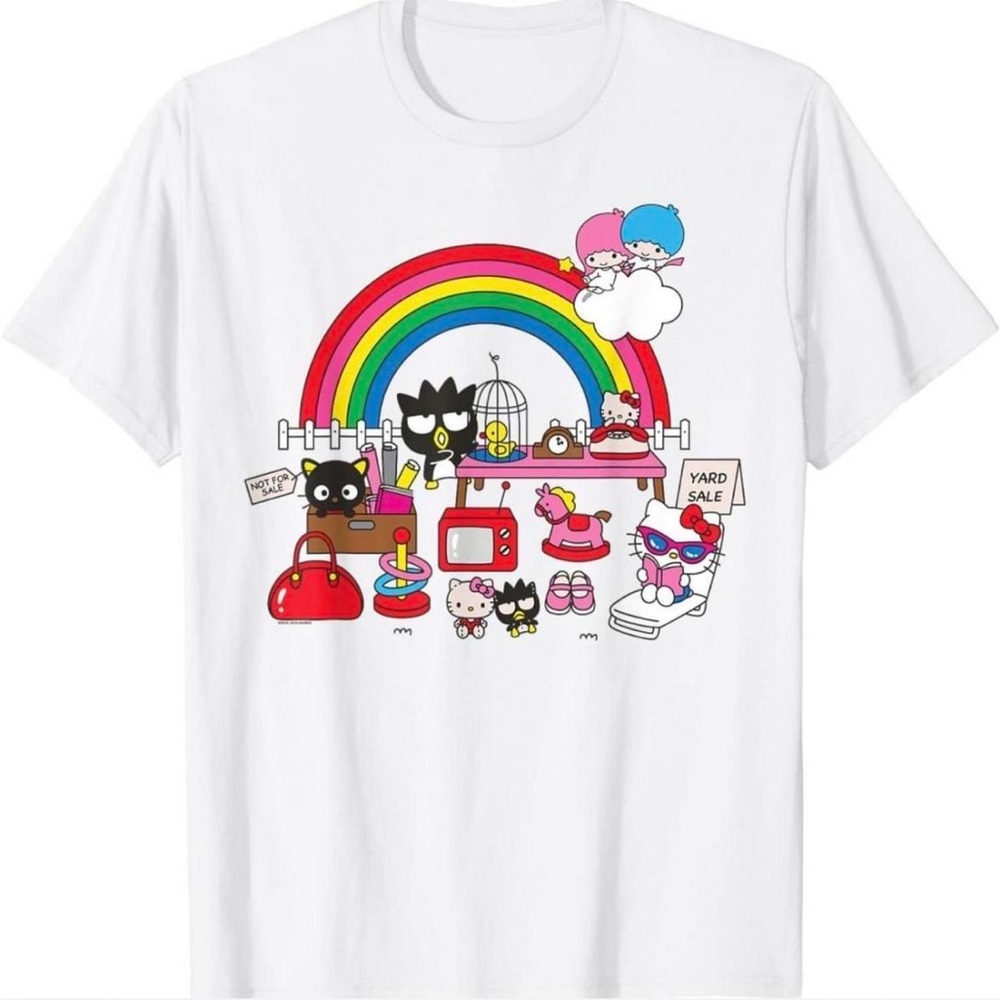 2XL plus size hello kitty Sanrio friends yard sale tshirt nwot